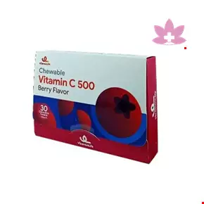 Vitamin Life Chewable Vitamin C 500 mg Green berry Flavor 30 Tabs