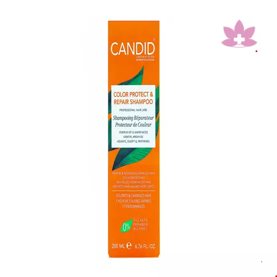 Candid Shampoo Color Protect And Repair For Dyed And Damaged Hair 200 Ml