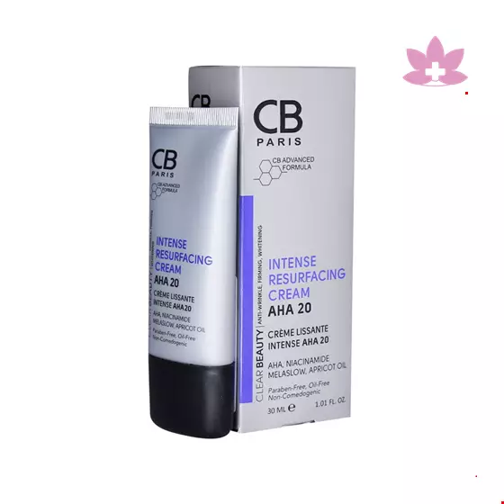 CB Paris AHA 20 Intense Resurfacing Cream 30 Ml