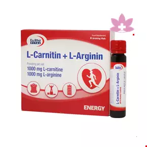 ویال ال کارنیتین و ال آرژنین یورو ویتال 6 عددی