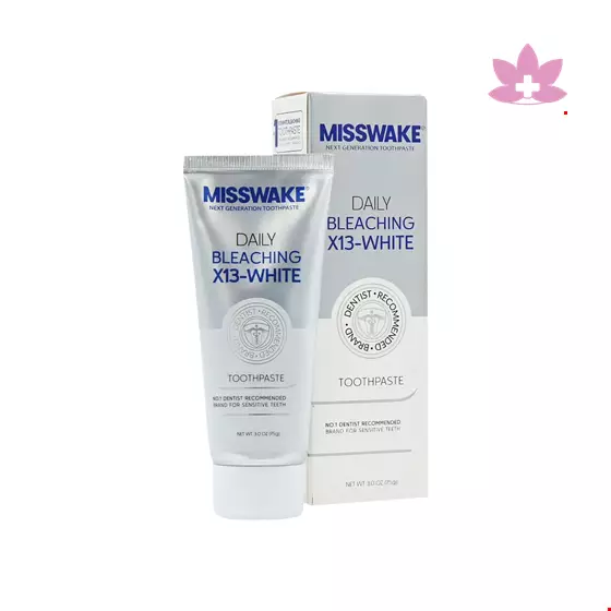 Misswake Daily Bleaching x13-white Toothpaste 75 g
