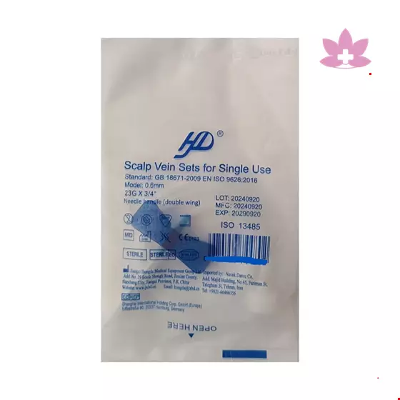 Nova HD Scalp Vein Set Size 23 Blue