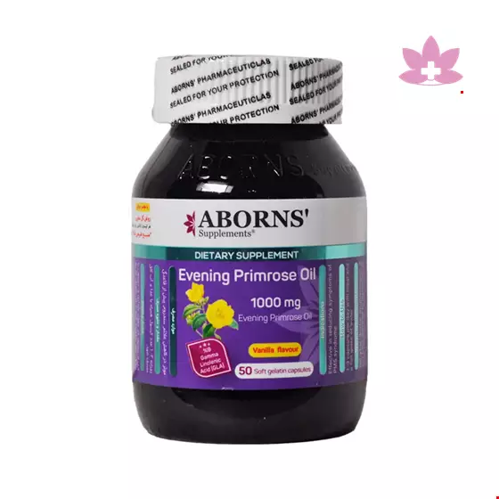Aborns Evening Primrose Oil 1000mg 50 Softgel