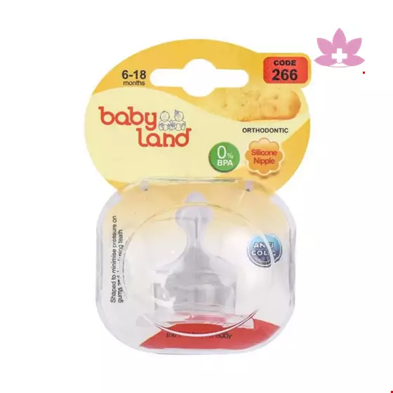 Baby Land Orthodontic Baby Nipple 266