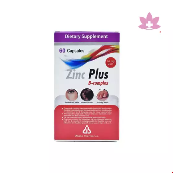 Dana Zinc Plus 10 Mg B Complex 60 Capsules