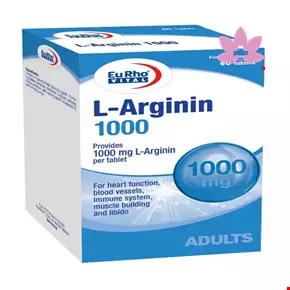 قرص ال آرژنین 1000 یورو ویتال 60 عددی