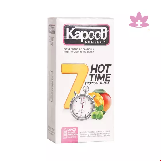 Kapoot 7 Hot Time Tropical Twist 12 Condom