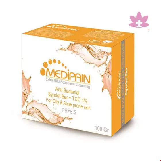 Medipain Anti Bacterial Syndet Bar + TCC 1% 100 Mg