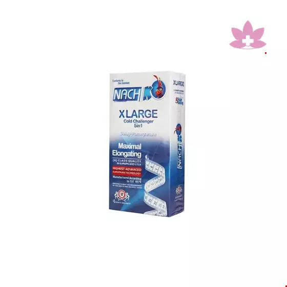 Nach Kodex XL Cold Challenger 5 in 1 Delay Condom 12 PCS