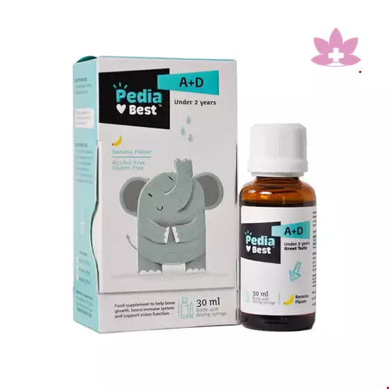 Pedia Best A+D Oral With Banana Flavor 30ml Drops