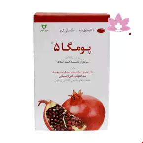 کپسول نرم پومگا 5 وشا دارو 60 عددی