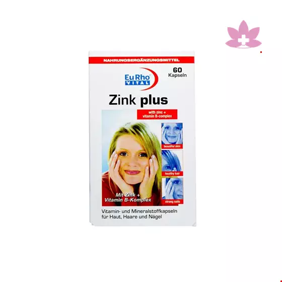  EuRhovital Zinc Pluse White Vit B Complex 60 Capsule