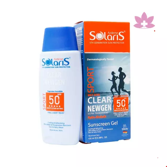 Ardene Solaris Sport Clear Newgen SPF50 Sunscreen Cream 100ml