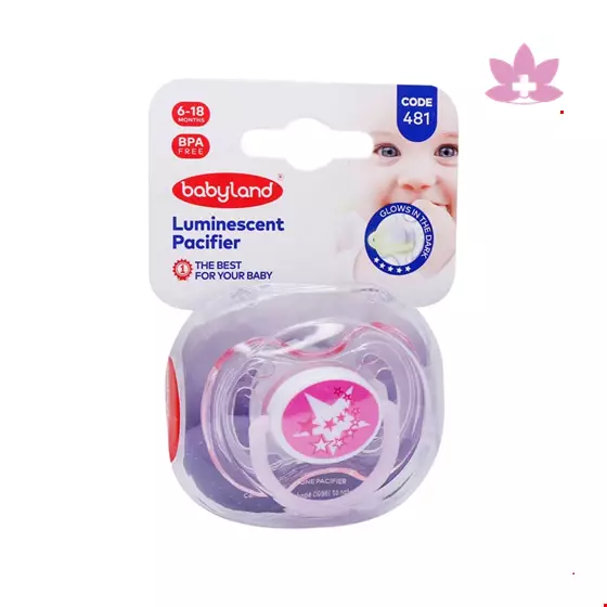 Baby Land Nightlight Hazelnut Pacifier for Baby's 6 to 18 Month Code 481