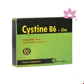 قرص سیستین ب۶ و زینک بایوفرمولا 60 عددی