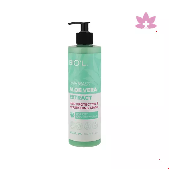 Biol Hair Mask Extract Aloe Vera  for Dry and Buzz Hair 500ml