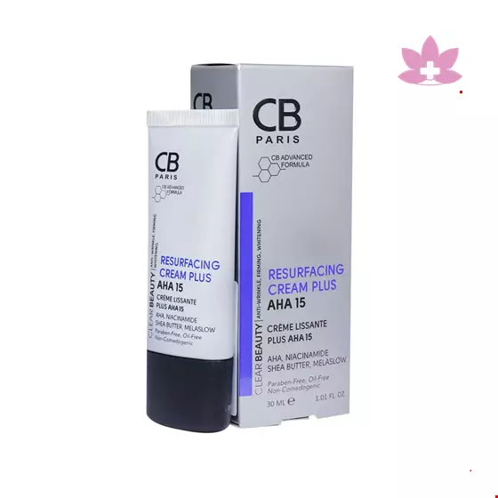 CB Paris Resurfacing Cream Plus AHA 15 Percent 30 Ml