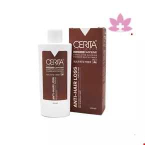 شامپو کافئین فاقد سولفات سریتا 200 میلی لیتری