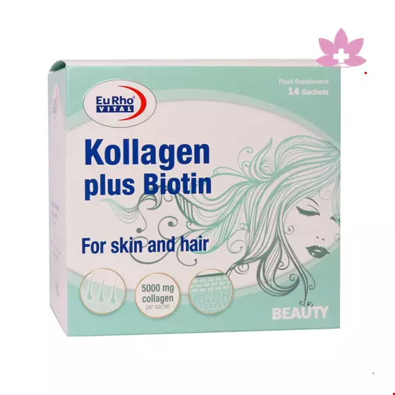 Eurho vital Kollagen Plus Biotin 14 Sachets