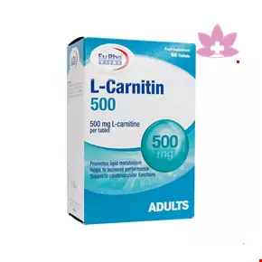قرص ال کارنیتین 500 میلی گرم یورو ویتال 60 عددی