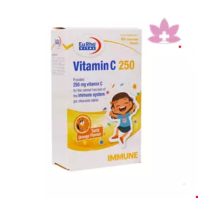 Eurho Vital Vitamin C 250 mg 60 Chewable Tablets