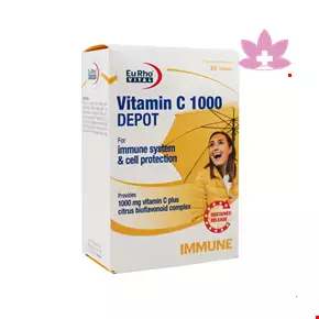 Eurho Vital Vitamin C ۱۰۰۰ Depot ۶۰ Tabs