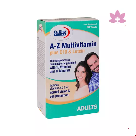 Eurhovital AZ Multivitamin Plus Q10 And Lutein 60 Tablets