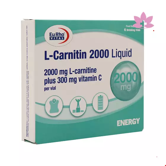 Eurhovital L Carnitin 2000 Liquid 6 Vials