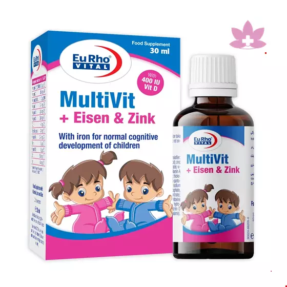 Eurhovital Multivit Eisen And Zink Drop 30 ml