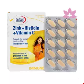 Eurhovital Zinc Histidin And Vitamin C 60 Tablets