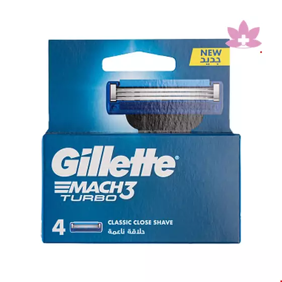 Gillette Mach 3 Turbo Blades Pack of 4