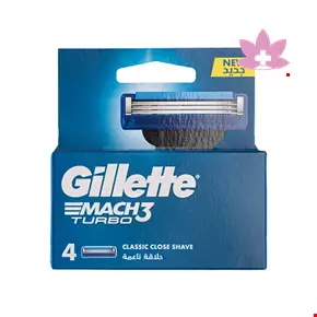 Gillette Mach 3 Turbo Blades Pack of 4