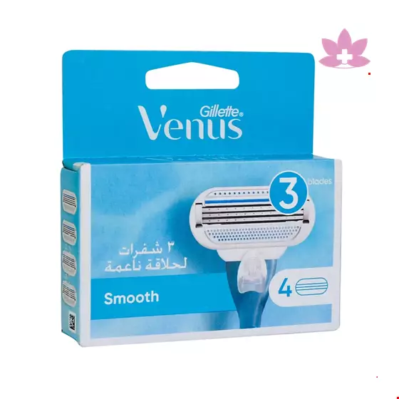 Gillette Venus Shaving Cartridges 3 Blade Pack of 4