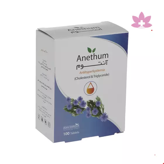 Iran Darouk Anethum Antihyperlipidemia 100 Tablets