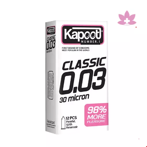 Kapoot Classic 0.03 micron 12 Condom