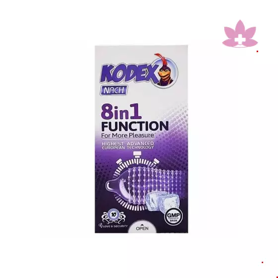 Nach Kodex 8 In 1 Function Condoms 10 Pcs