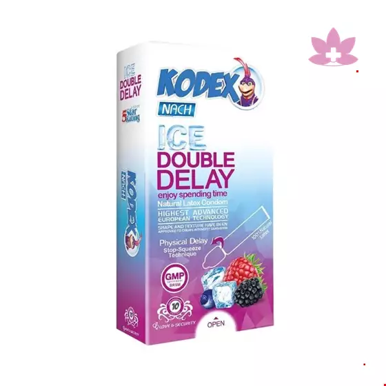 Nach Kodex Ice Double Delay Condom 10 pcs