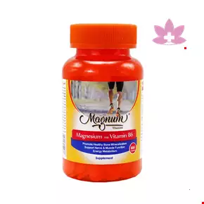 قرص منیزیم و ویتامین ب 6 مگنوم ویتامینز 60 عددی