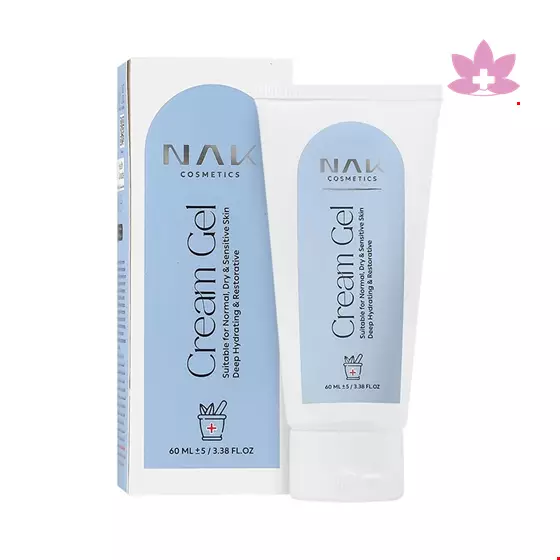 Nak Hydrating and Anti Wrinkle Gel Cream for Dry Skin 60 ml