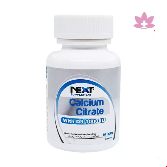 Next Supplement Calcium Citrate with D3 1000 IU Tablets 60 Tabs