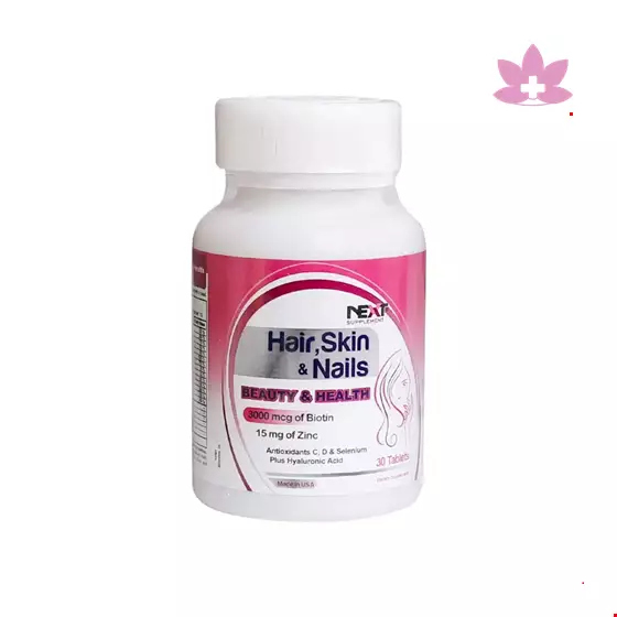 Next Supplement Hair Skin and Nails Tablets 30 Tabs