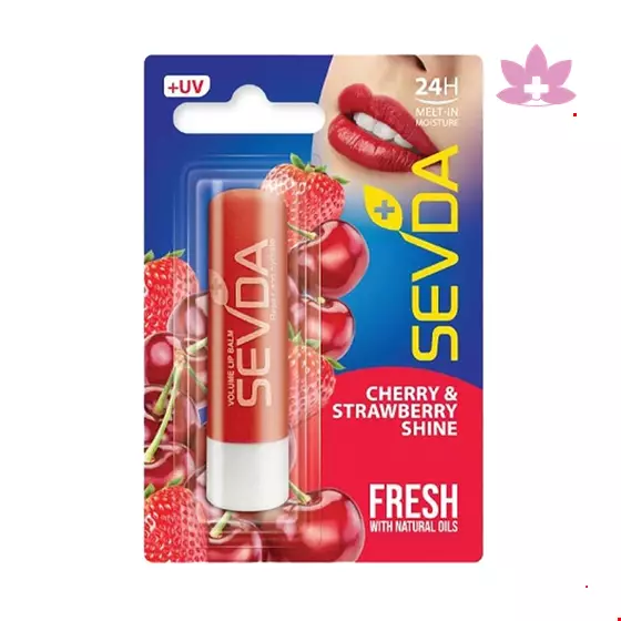 Sevda Strawberry And Cherry Lip Balm 4g