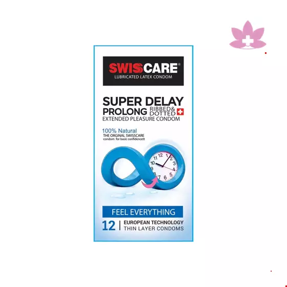 Swisscare Super Delay condom 12 pcs